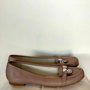 Michael Kors Brown leather Loafers Size 9